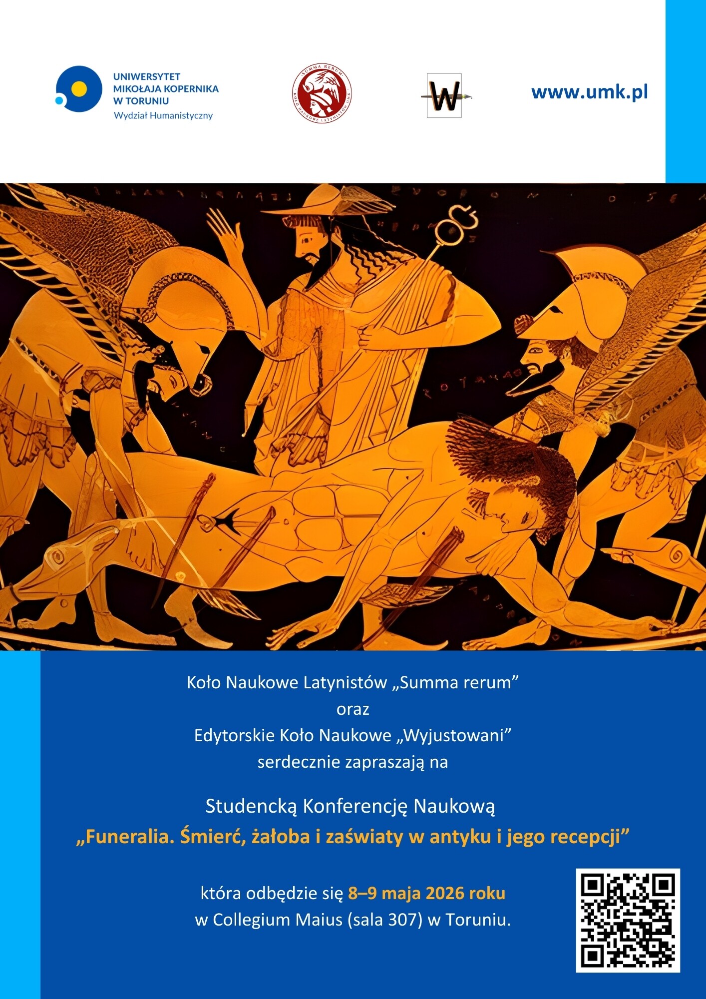 Zachęcamy do udziału w konferencji: Funeralia. Śmierć, żałoba i zaświaty w antyku i jego recepcji