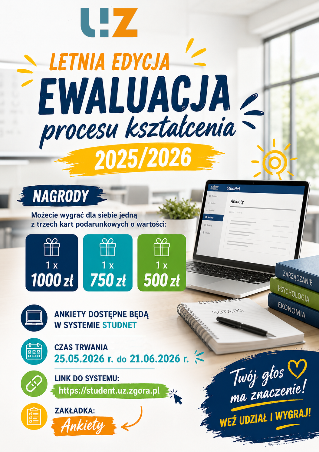 Weź udział w kolejnej edycji ewaluacji procesu kształcenia